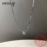 925 Silver Geometric Beads Anklets Minimalist Foot Jewelry SCT011