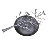Silver Birds Tree Tabletop Jewelry Display Necklace Earring Stands