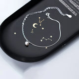925 Sterling Silver Snake Chain Anklet for Women, Summer Foot Jewelry Decoration