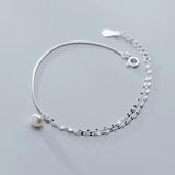 925 Sterling Silver Snake Chain Anklet for Women, Summer Foot Jewelry Decoration