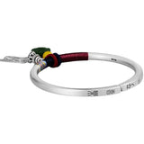 Ethnic Style Peaceful Joy Silver Bracelet for Women