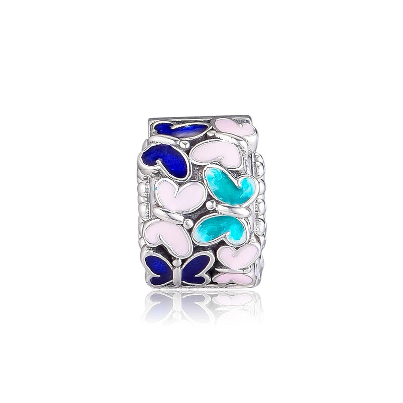 925 Silver Butterfly Charm for Bracelets - Jewelry Making Gift