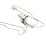 Dreamy Dragonfly Necklace 925 Sterling Silver Jewelry Pendant Necklace