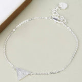 Rose Crystal Rope Red Bangle Bracelet Women Jewelry Gift