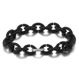 Silver Charm Inspirational Beads Bracelets for Men Women
