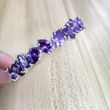 Sterling Silver Amethyst Bracelets for Women