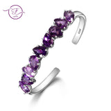 Sterling Silver Amethyst Bracelets for Women