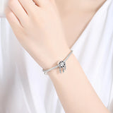 925 Sterling Silver Tree Love Heart European Charms Beads DIY Jewelry