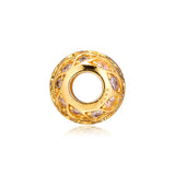 Sparkling Pattern Charm Fits 925 Sterling Silver Bracelets