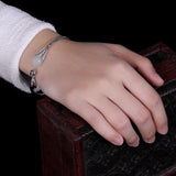 Hetian Chalcedony Orchid Bracelet Chinese Style Retro Charm Ladies Jewelry