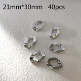 Silver Acrylic Chain Link for Jewelry Making DIY Bag Decoration