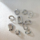 Silver Acrylic Chain Link for Jewelry Making DIY Bag Decoration