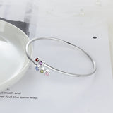 Personalized Birthstone Bracelet Fine Jewelry Anniversary Gift for Women