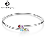 Personalized Birthstone Bracelet Fine Jewelry Anniversary Gift for Women