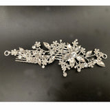 Silver Crystal Wedding Crown Diamond Bridal Headwear