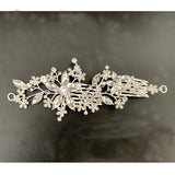 Silver Crystal Wedding Crown Diamond Bridal Headwear