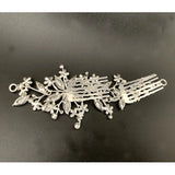 Silver Crystal Wedding Crown Diamond Bridal Headwear