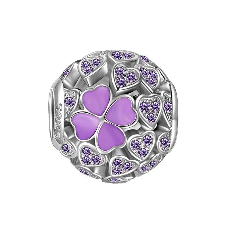 Enamel Charm Circular Beads for Bracelets Jewelry Making