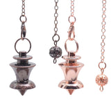 Silver Copper Pendulum for Divination Spiritual Esoteric Radiesth