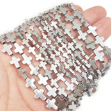 Jesus Shape Hematite Stone Spacer Beads for DIY Jewelry Making