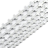 Jesus Shape Hematite Stone Spacer Beads for DIY Jewelry Making