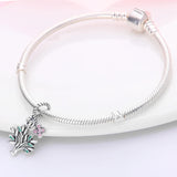 Tree Shape Charms Beads For Women Silver Pendant Bead Diy Jewelry