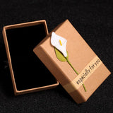 Silver Rose Necklace & Pendant Engravable Charm Pendant Necklace