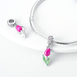 Silver Moon Star Clip Charms for Snake Chain Bracelet DIY Heart Dangle
