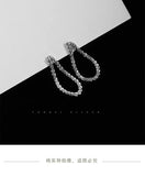 Silver Long Tassel Earring Women Earrings Korea Jewelry