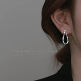 Silver Long Tassel Earring Women Earrings Korea Jewelry