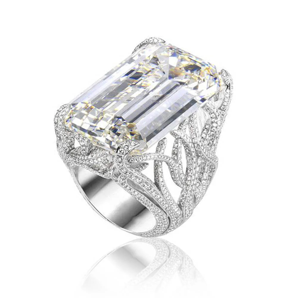 Silver Women Jewelry Vintage Wedding Bands