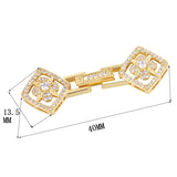 Silver Pearl Bracelet Single Buckle Clasp Women Wedding DIY