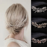 Silver Pearl Hair Comb Pin Band Headband Tiara Bride Party Wedding