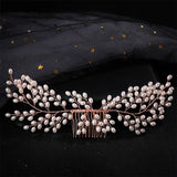 Silver Pearl Hair Comb Pin Band Headband Tiara Bride Party Wedding