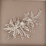 Crystal Wedding Flower Hair Clip for Women