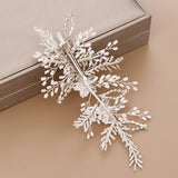 Crystal Wedding Flower Hair Clip for Women