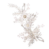 Crystal Wedding Flower Hair Clip for Women