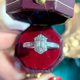 Silver Princess Cut Zirconia Rings for Women