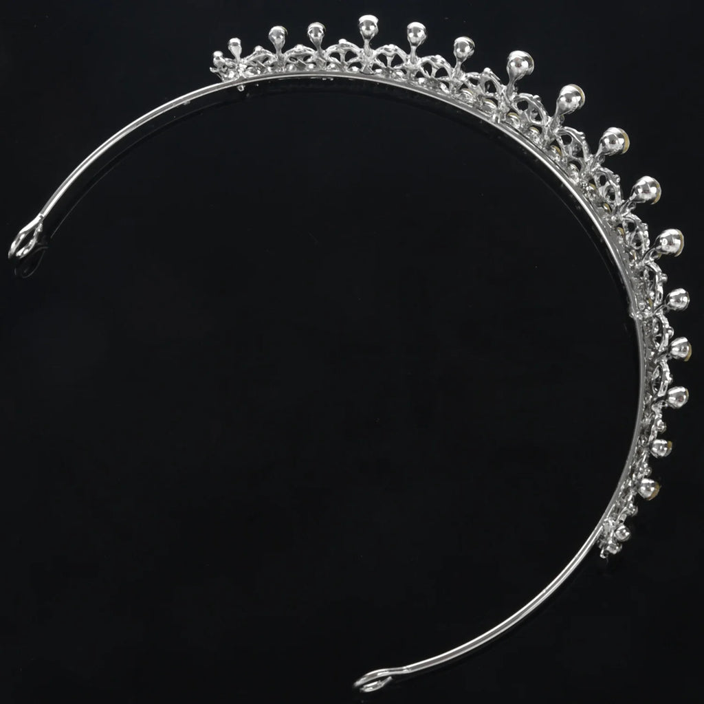Silver Rhinestone Bridal Tiaras Crowns Wedding Hair Accessories