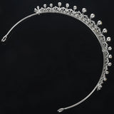 Silver Rhinestone Bridal Tiaras Crowns Wedding Hair Accessories
