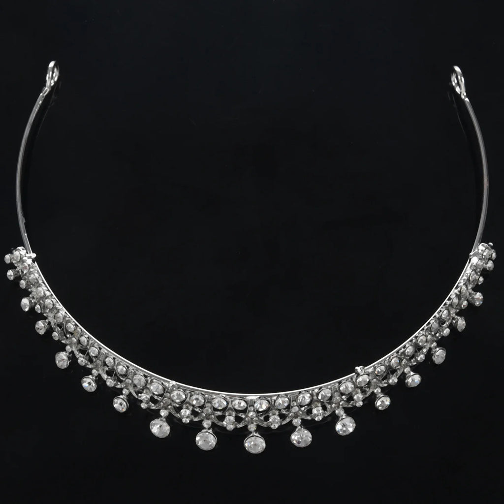 Silver Rhinestone Bridal Tiaras Crowns Wedding Hair Accessories