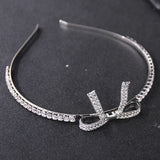 Silver Rhinestone Wedding Hair Ornaments Crystal Tiara Crown Bridal Hairband