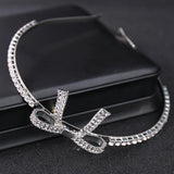 Silver Rhinestone Wedding Hair Ornaments Crystal Tiara Crown Bridal Hairband