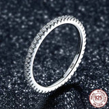 Small Zirconia Stacking Wedding Band Fine Jewelry R094