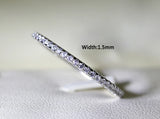 Small Zirconia Stacking Wedding Band Fine Jewelry R094