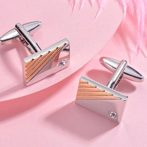 Silver Shirt Cufflinks Mens Cuff Button Colorful High Abotoaduras Jewelry
