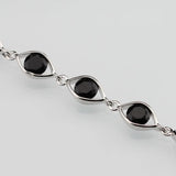 Silver Zircon Bracelet Health Jewelry For Women
