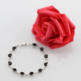 Silver Zircon Bracelet Health Jewelry For Women