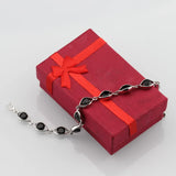 Silver Zircon Bracelet Health Jewelry For Women