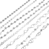 Silver Stainless Steel Anklet For Women Metal Chain Anklets Bracelet